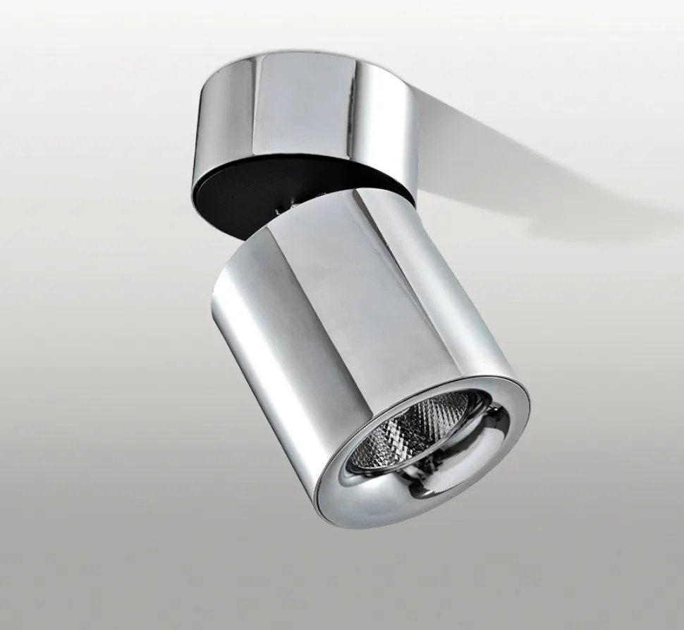 Spot LED aplicat, directionabil pentru tavan/plafon SIENA 20W 3000K crom
