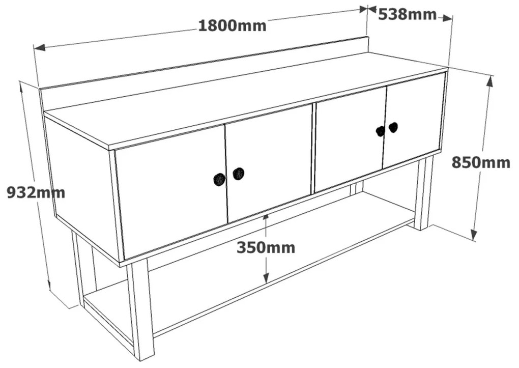 Set mobilier de birou MN09-BA