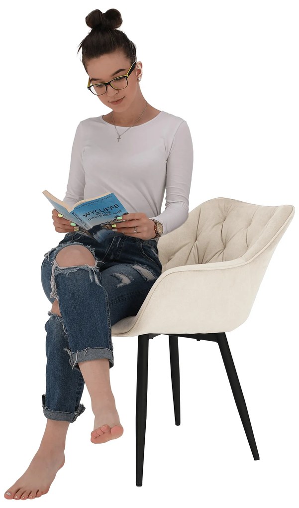 Fotoliu de design Feddy (Bej). 1021240