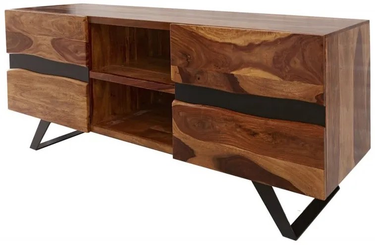 Comoda TV AMAZONAS 160 cm din lemn de sheesham