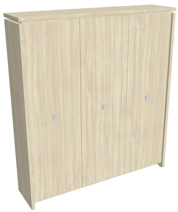 Dulap înalt pentru haine Verno 188 x 46 x 210 cm, salcâm