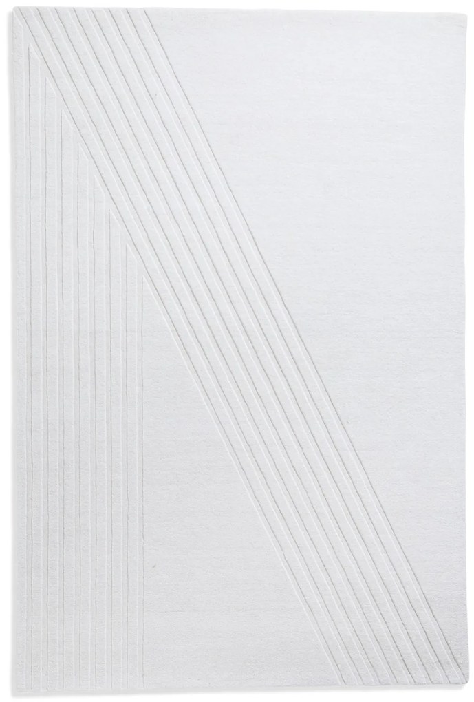 Covor Kyoto alb, mai multe dimensiuni - Woud Dimensiuni: 300 x 200 cm