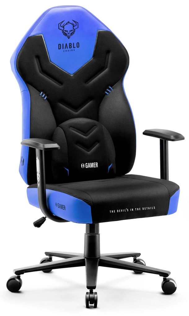 Scaun Gaming Din Material Diablo X-Gamer: COOL WATER