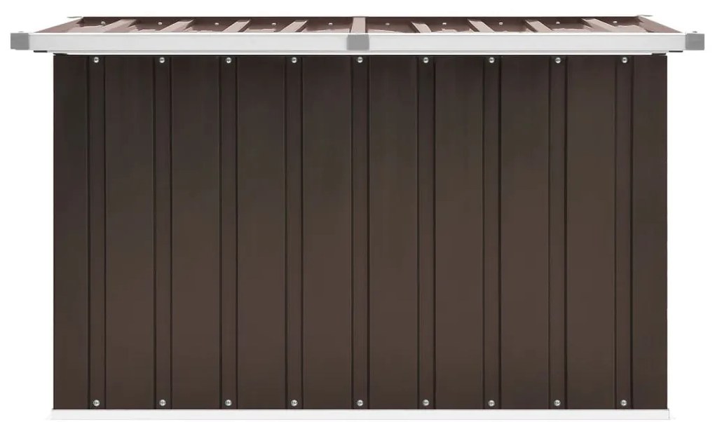 46260 vidaXL Ladă de depozitare pentru grădină, maro, 109 x 67 x 65 cm