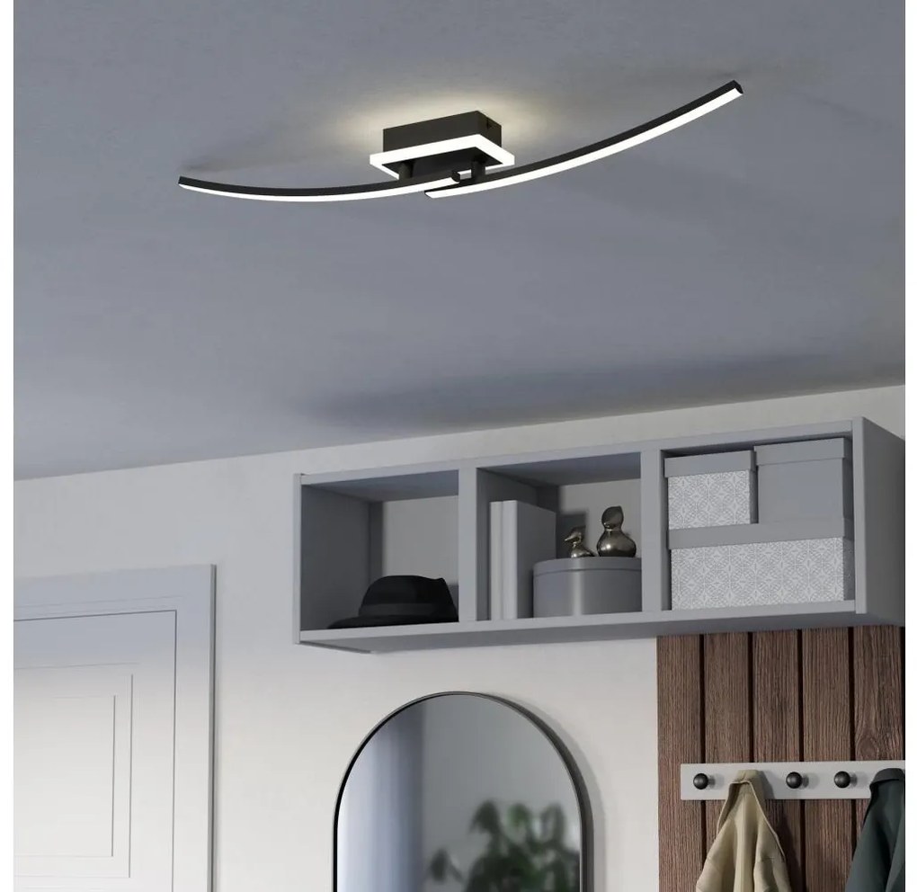 Plafonieră LED Eglo 901217 LUNGOLAGO LED/12W/230V 4000K negru