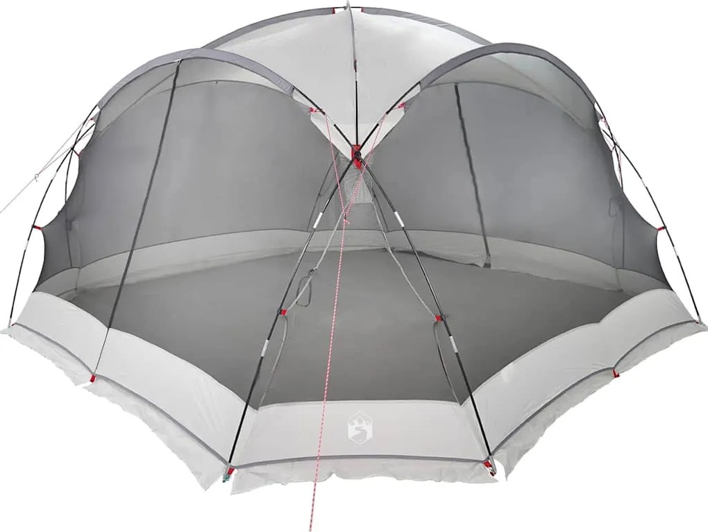 vidaXL Cort cu plasă de țânțari cu acoperiș Gri 434 x 434 x 230 cm