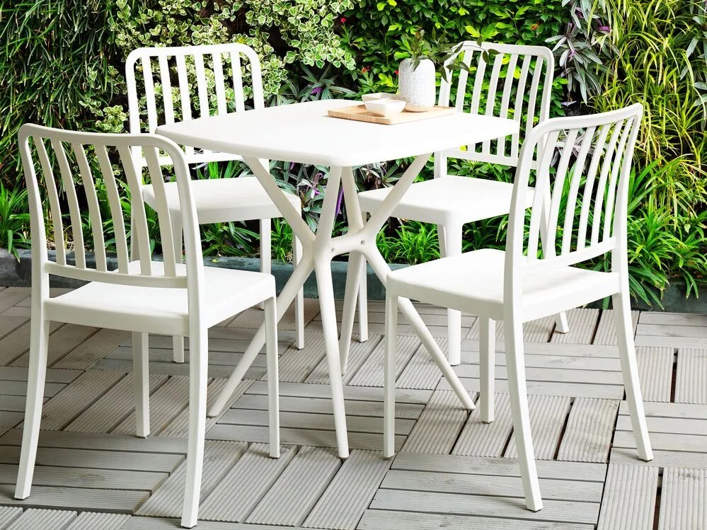 Set mobilier balcon Sinnamon (alb). 1075855