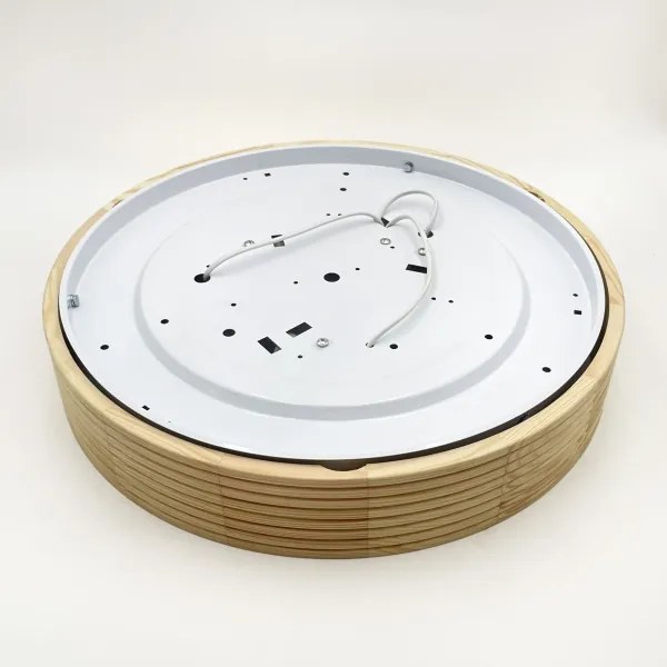 Plafonieră NATURAL MODERN 3xE27/15W/230V, diametru 47,5 cm, lemn de pin