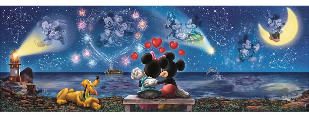 Disney Mickey Puzzle panoramic compact Minnie 1000 de piese Clementoni