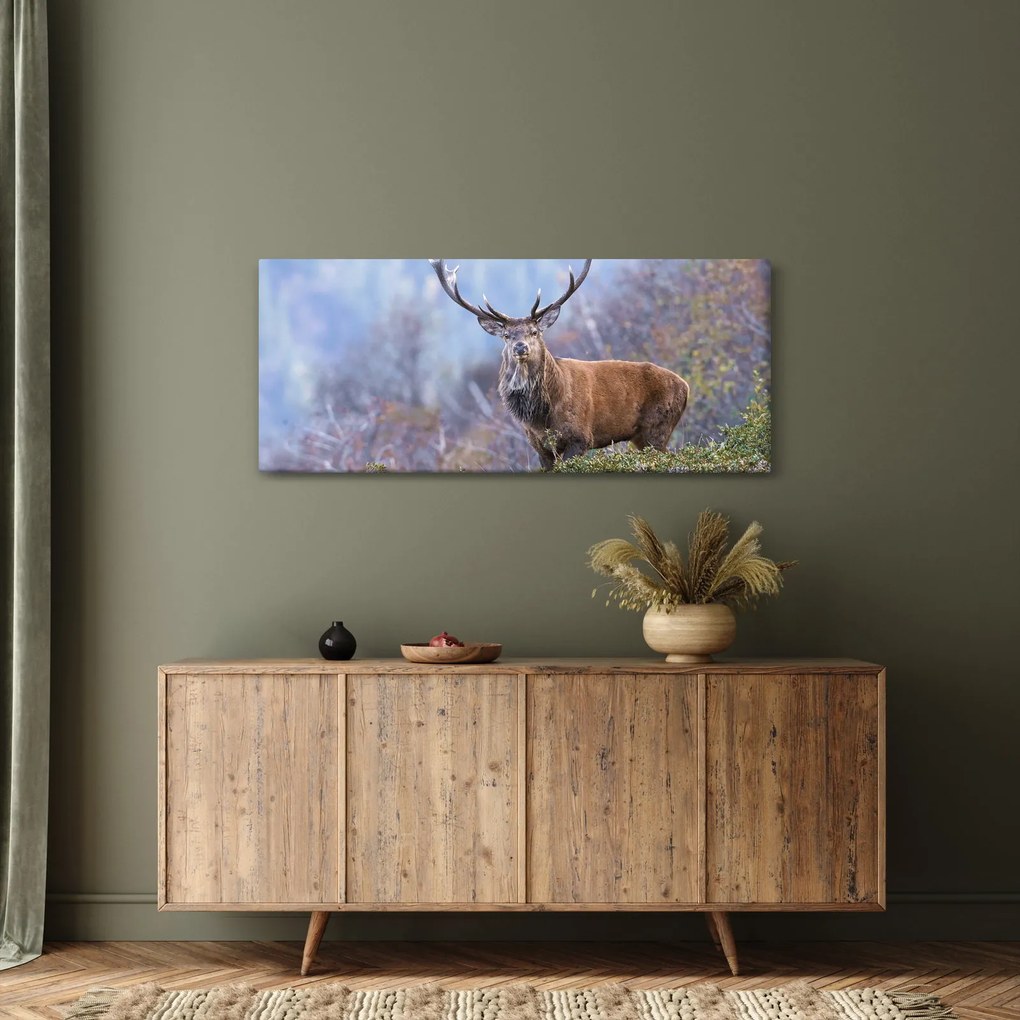 Tablou - Cerb în peisaj (120x50 cm)