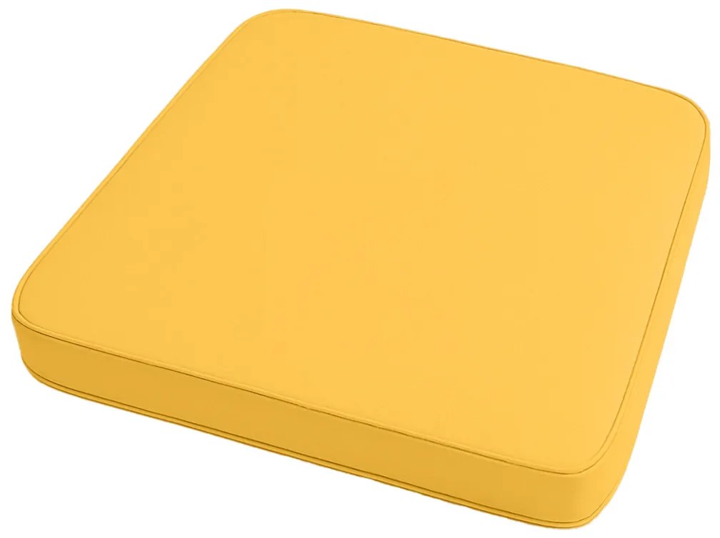 Perna de scaun pentru exterior VIREON 44x45 cm, mustar