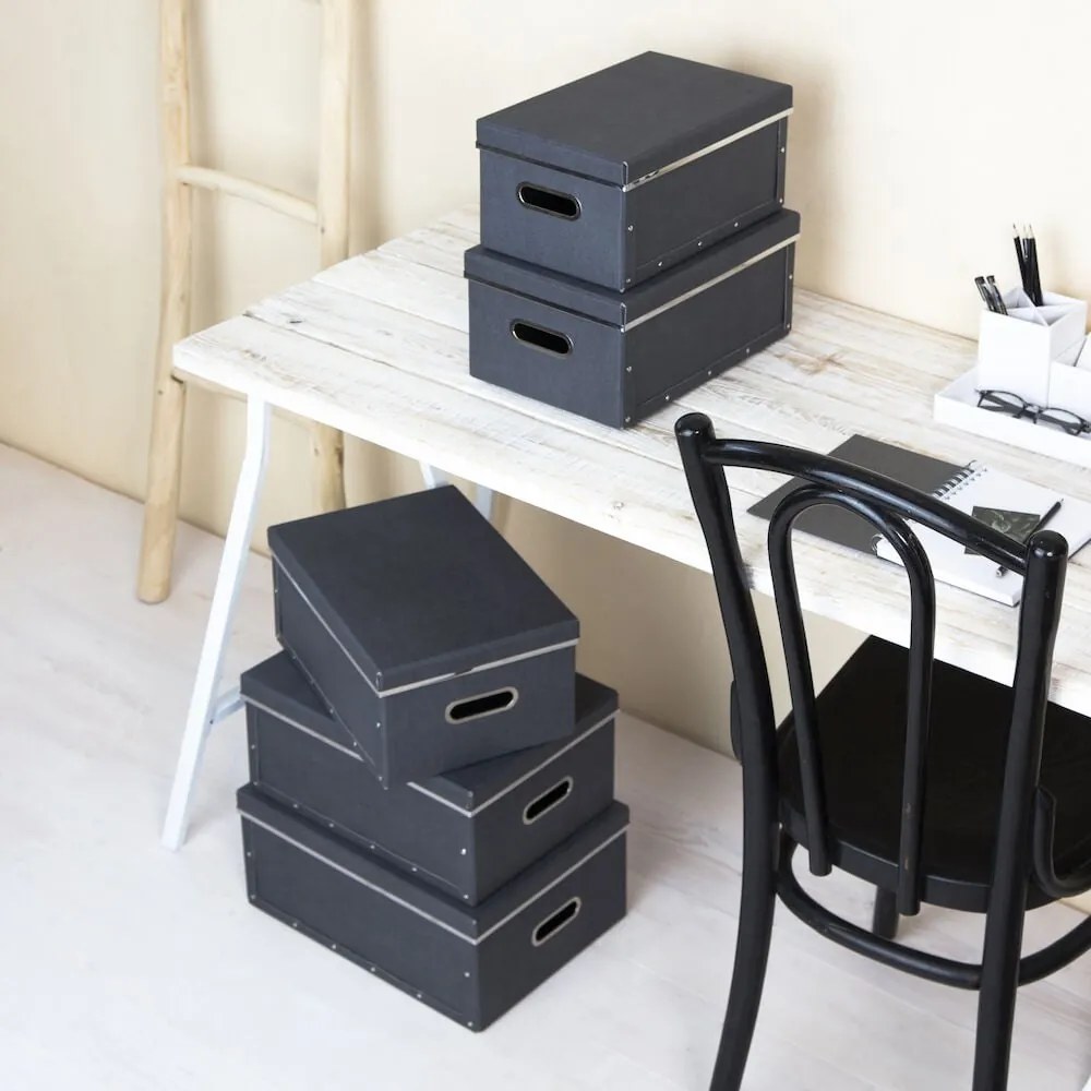 Cutii de depozitare 5 buc. cu capac Joachim – Bigso Box of Sweden