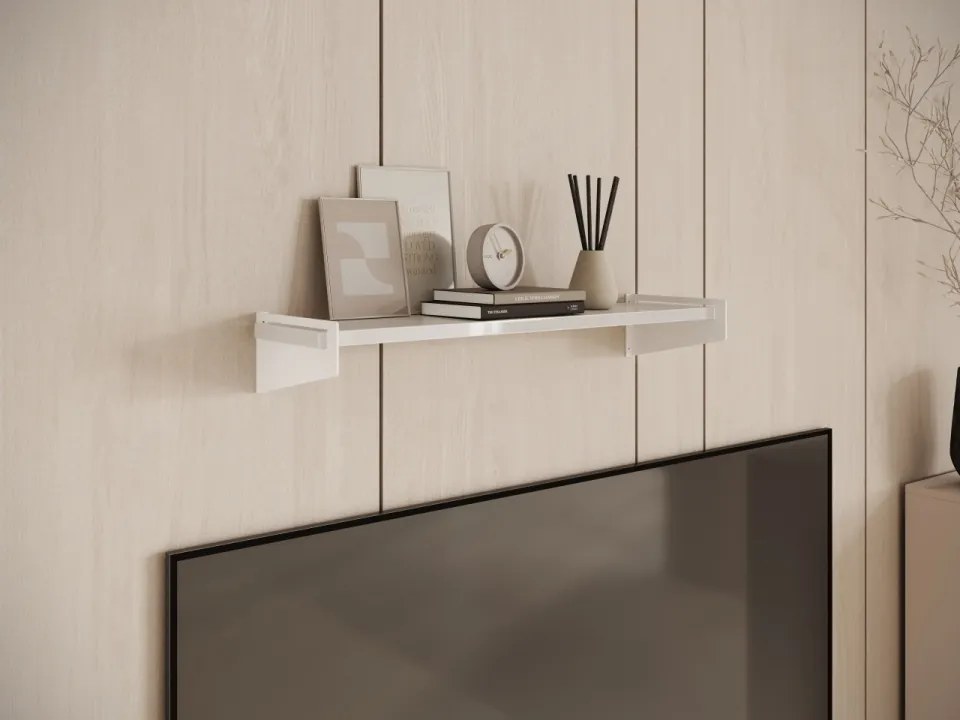 Raft suspendat, Ivi, ADRK Furniture (Culoare: Auriu / Stejar Lancelot)