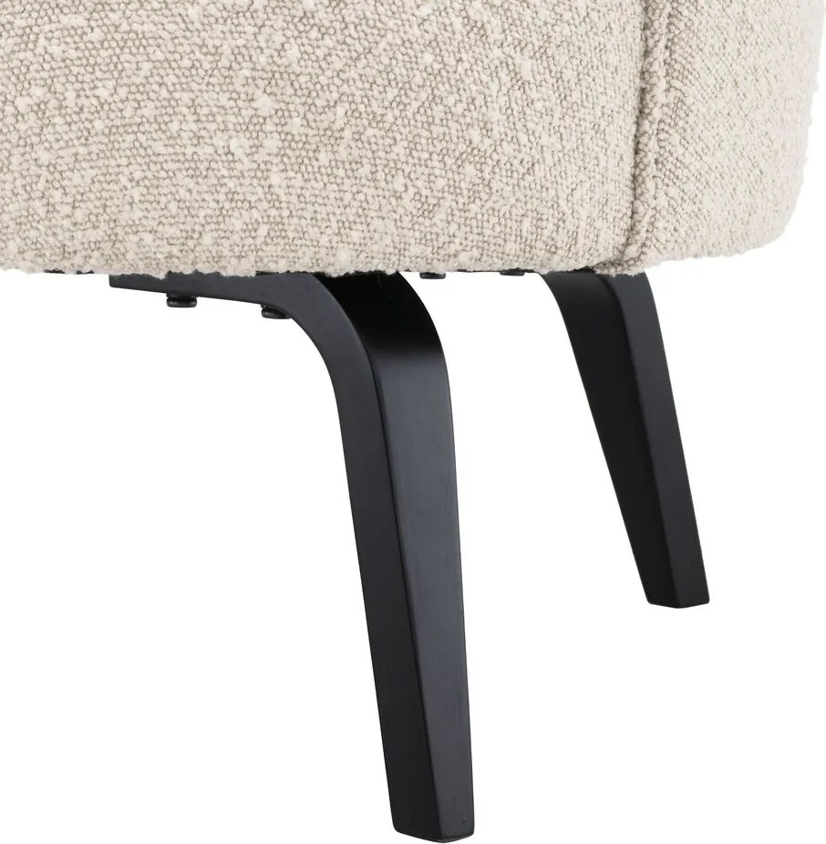 Fotoliu design elegant LUX Moretti, boucle crem 115039 HZ