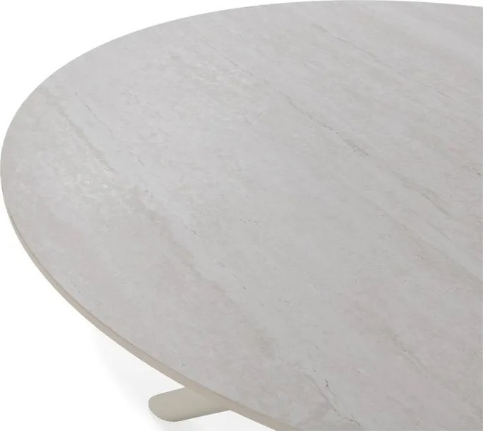 Masă de dining rotundă cu blat ceramic ø 119,5 cm Talia – Marckeric