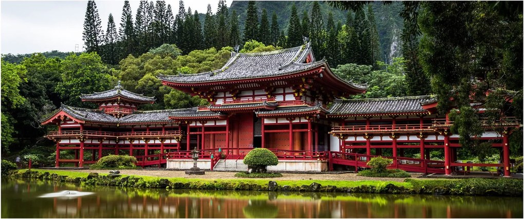 Tablou - arhitectura Chinezească (120x50 cm)