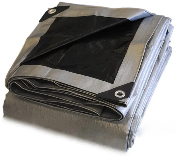 Prelată argintie impermeabilă 10m x 20m
