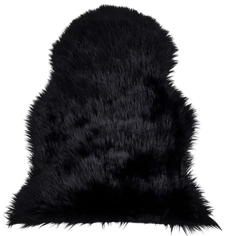 Blană neagră sintetică 50x85 cm – House Nordic