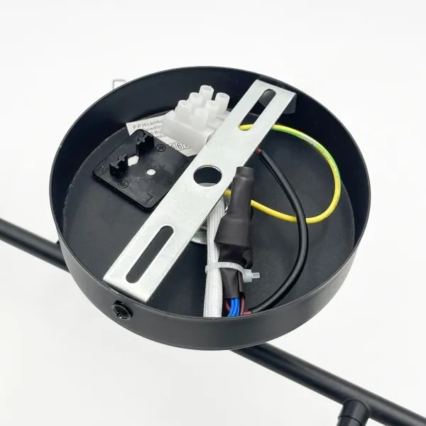 Brilagi - Lustră aplicată MALONY 4xE14/20W/230V neagră