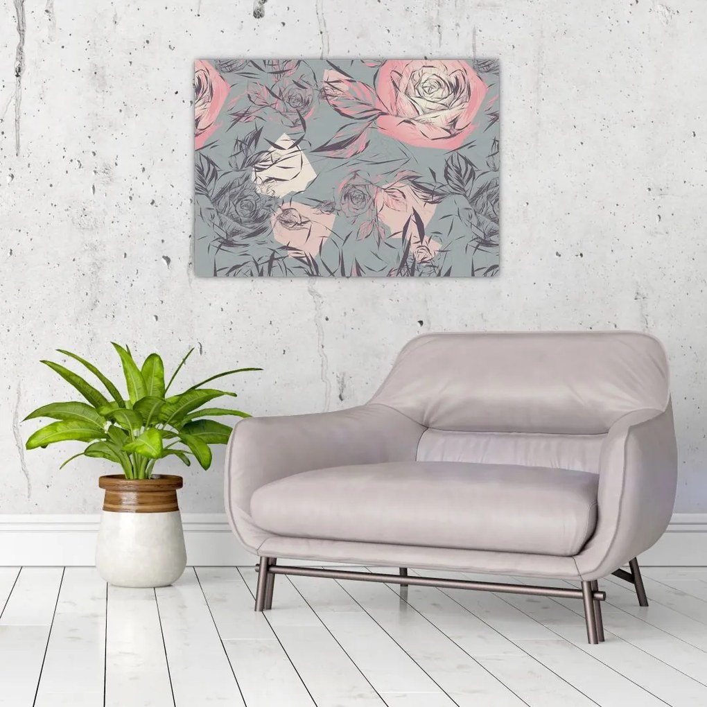 Tablou - Trandafir (70x50 cm)