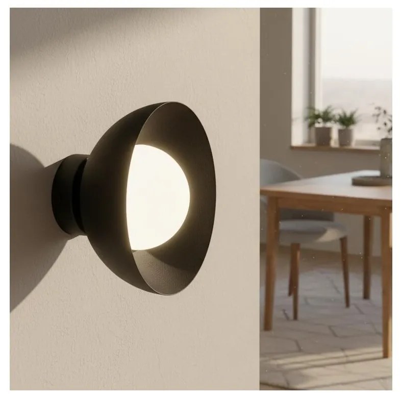 Aplica de perete BIBI 1xG9/8W/230V neagră