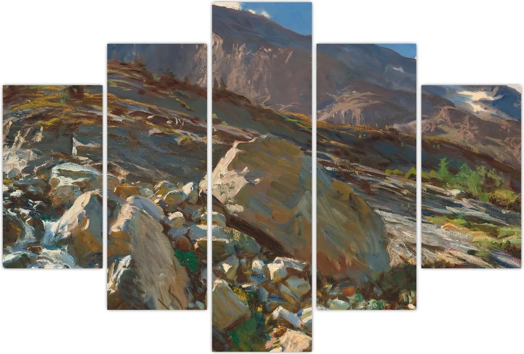 Tablou - John Singer Sargent, Simplon Pass, reproducere (150x105 cm)
