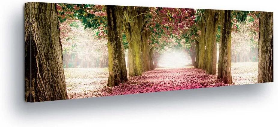 GLIX Tablou - Pink Forest 45x145 cm