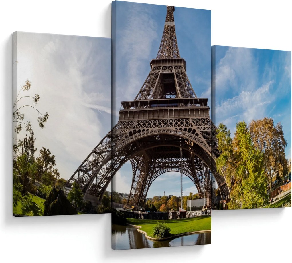 Tablou - Turnul Eiffel colorat (90x60 cm)