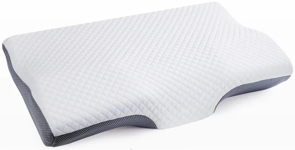 CERVI-SAN PRIM, Pernă ergonomică pentru dormit, din spumă cu memorie, Husă detașabilă, fermitate normală