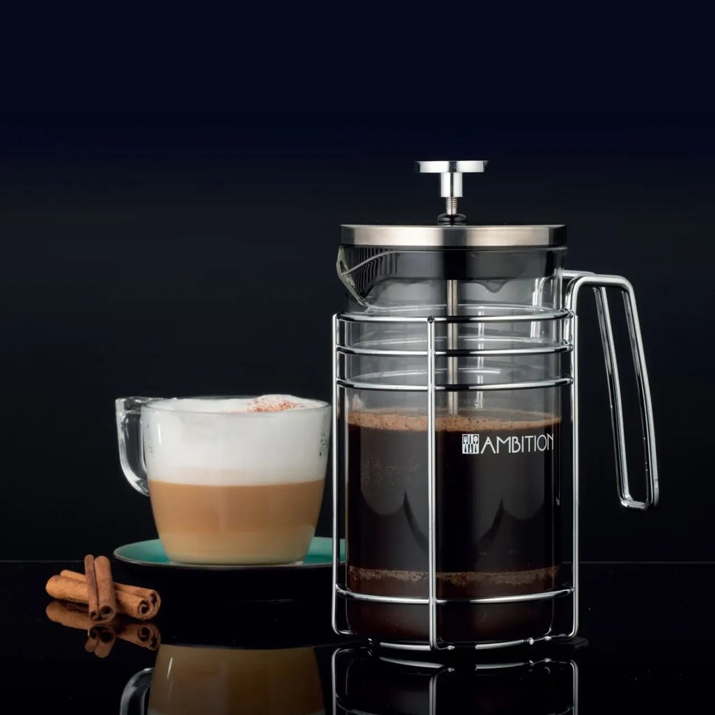 Filtru ceai sau cafea cu maner metalic 350ml, Aroma