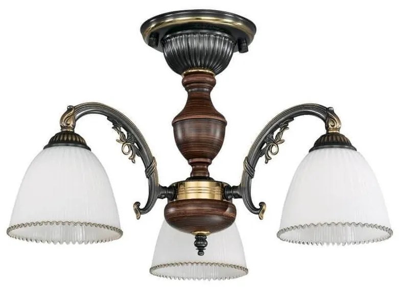 Lustra rustica aplicata cu 3 brate design italian 3800
