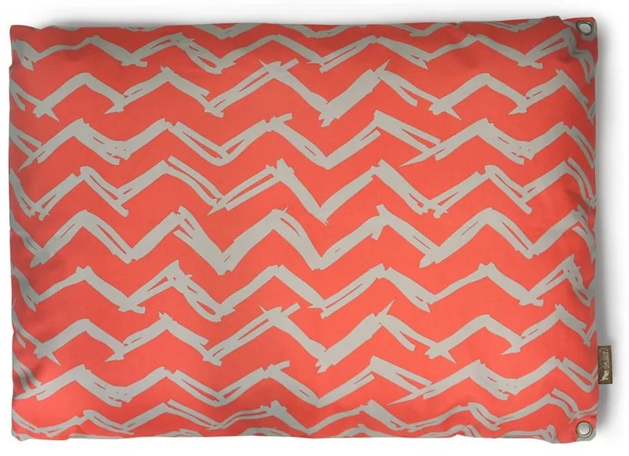 Pat pentru animale de companie roșu pentru câini 90x120 cm Outdoor Bed Barn Red L – P.L.A.Y.