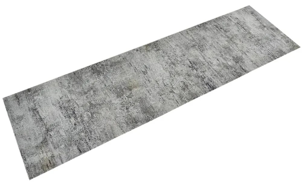 vidaXL Covor de bucătărie lavabil Beton, 45x150 cm, catifea