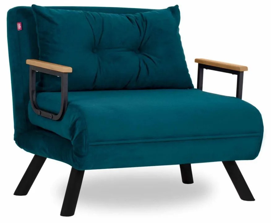 Fotoliu Sando Single Petrol Green