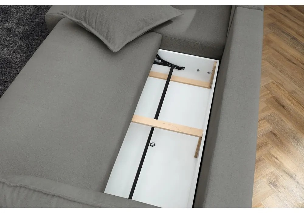 Colțar gri deschis extensibil (colț variabil) Nessa – Bobochic Paris