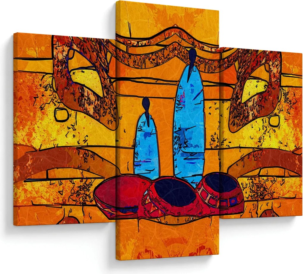 Tablou - Pictură străveche (90x60 cm)