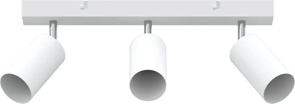 vidaXL Spot de tavan cu lumina reflectoarelor Alb 38 x 6 x 16 cm Metal