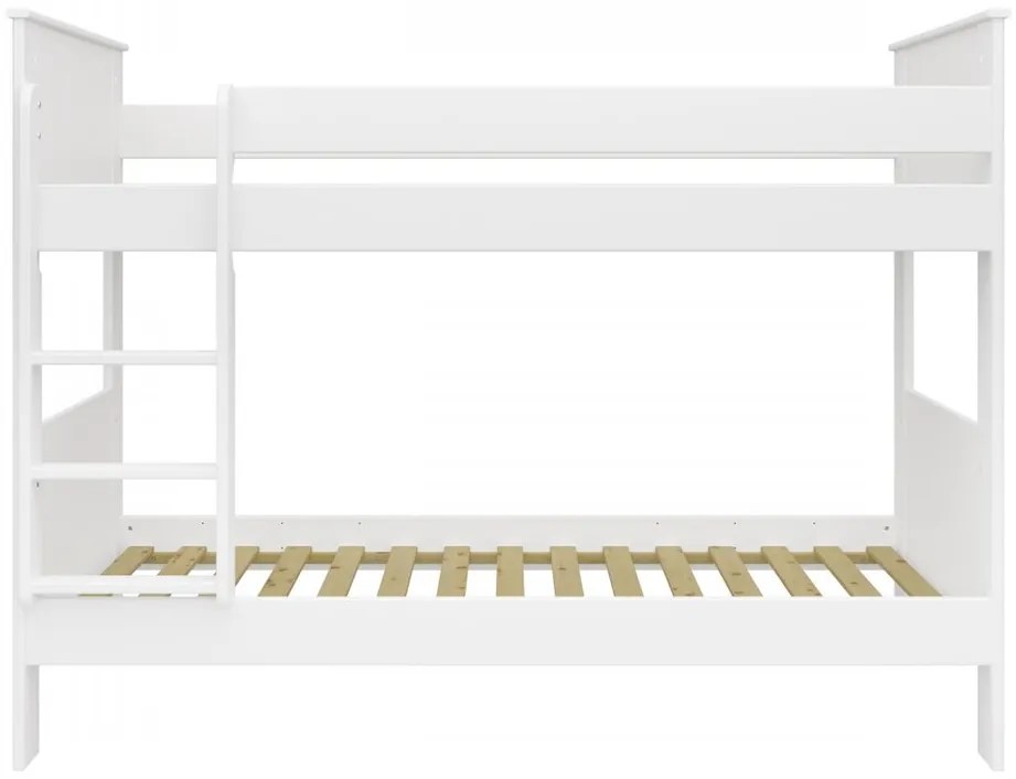 Pat supraetajat Albrim 90 x 200 cm, alb mat