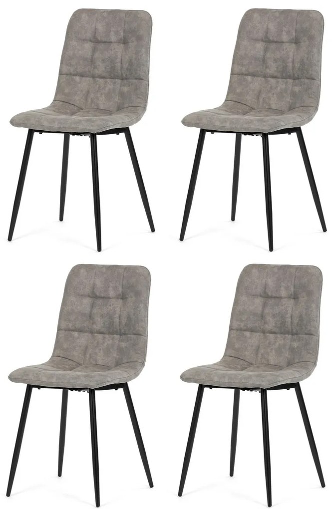 Set de scaune de sufragerie Vintage CT-281 GREY3,4 buc.