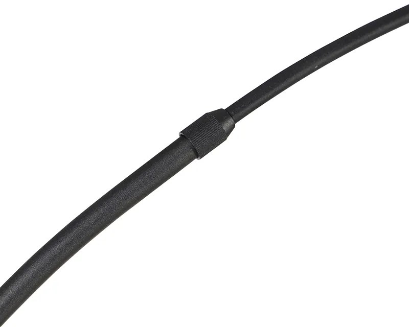 Lampă de podea modernă cu arc negru cu auriu - Arc Basic