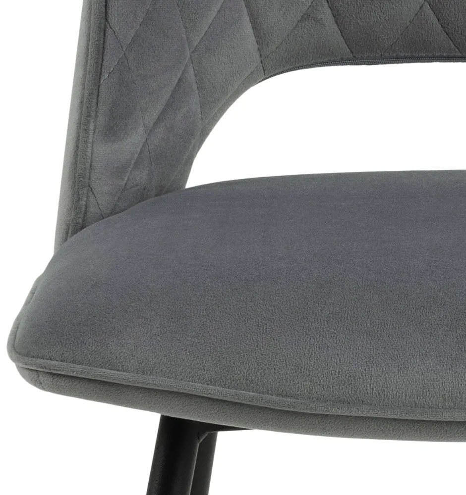 MAZZONI EXPORT SOHO Gri (material textil Dublin 40) - SCAUN MODERN PENTRU LIVING/SUFRAGERIE/BUCĂTĂRIE/BIROU