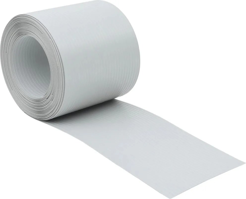 vidaXL Paravane de grădină, 10 buc., gri deschis, 252,5x19 cm, PVC