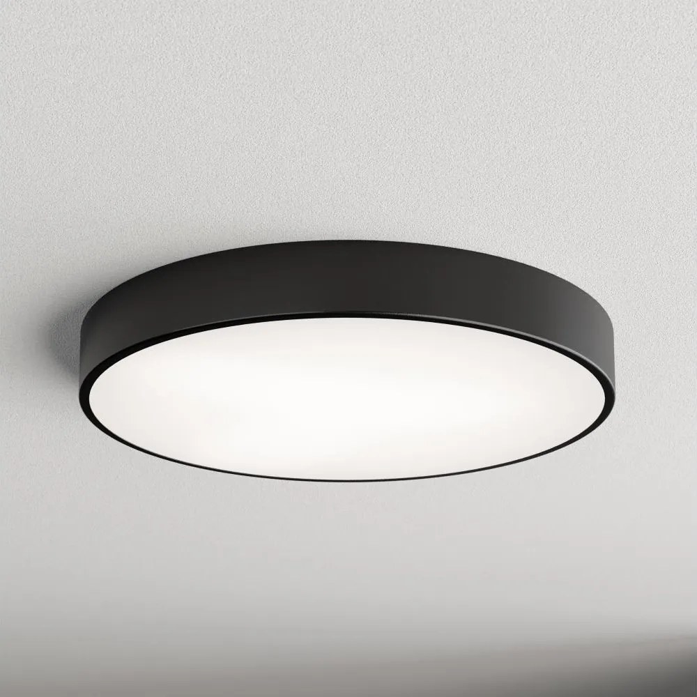 Plafonieră CLARE 5xE27/40W/230V d. 60 cm negru Brilagi