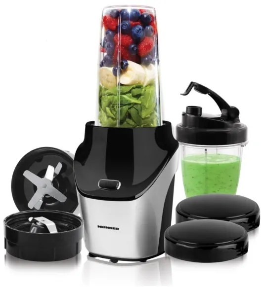 Heinner HSB-T1000SS - Blender Nutri pentru smoothie 1000W/230V, crom mat/negru