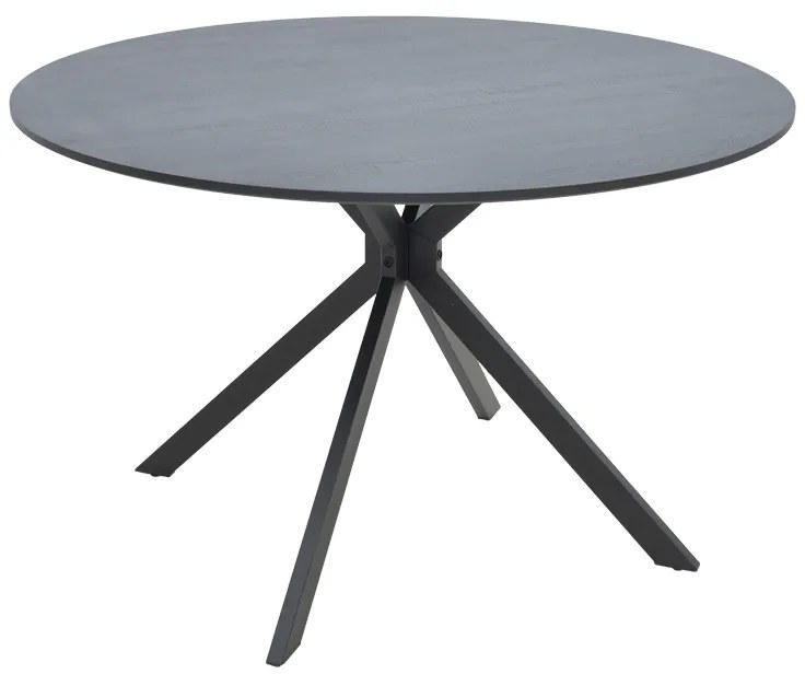 Masa Bucatarie/Dining Rotunda Xenia MDF Finisaj Gri Diametru 120 Cm