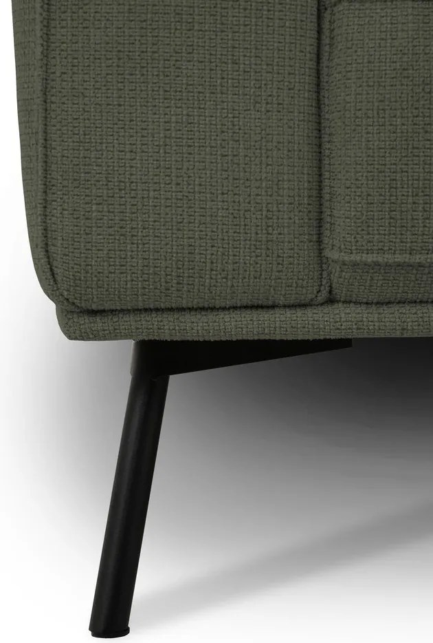 Colțar verde închis cu tapițerie din chenille (cu colț pe partea dreaptă/în formă de ”L”) Amsterdam – Scandic
