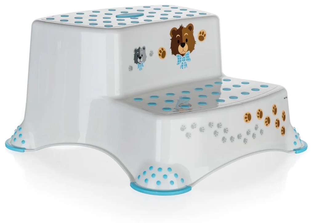 Scăunel de copii Banquet 4kids Bears 2 etaje, 40 x 37 x 21 cm