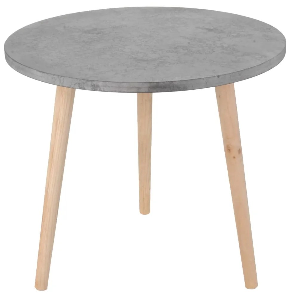 426840 Home&Styling Masă laterală, gri, 42,5 x 49,5 cm, MDF