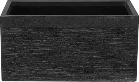 Ghiveci Myra negru, 80 x 37 x 38 cm