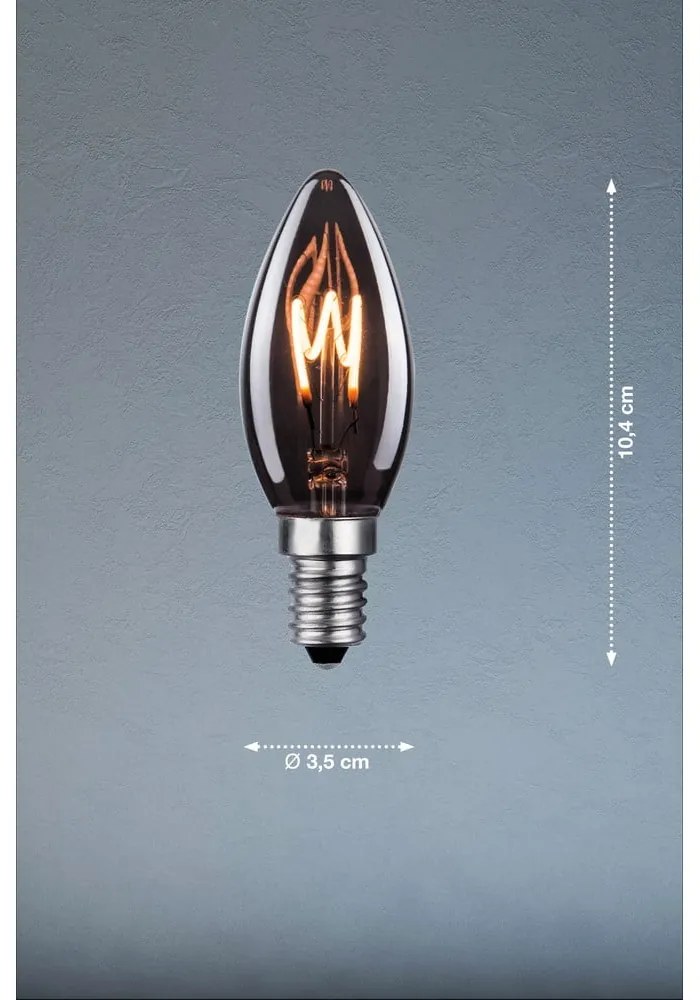 Bec E14, cu lumină caldă 2 W Elegance – Fischer & Honsel